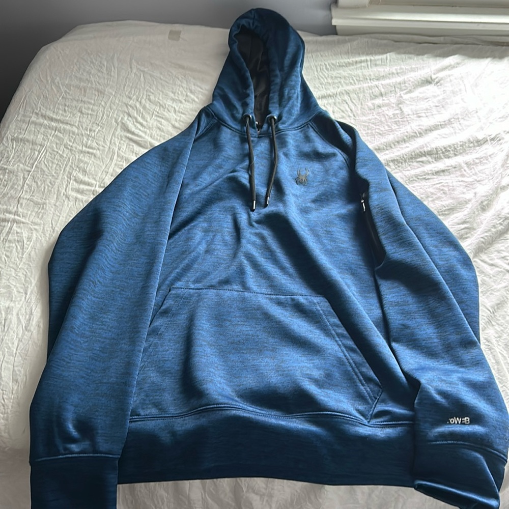 Men's Blue Hoodie Spyder